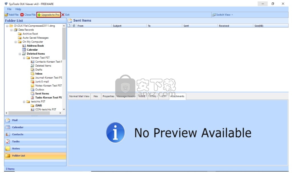 SysTools OLK Viewer(OLK文件查看器)