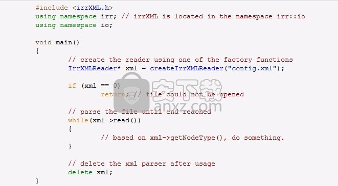 irrXML(开源xml解析工具)