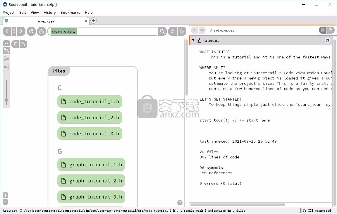 Sourcetrail(源码资源管理器)