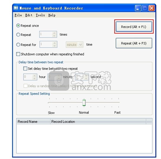 Mouse and Keyboard Recorder(鼠标键盘记录器)