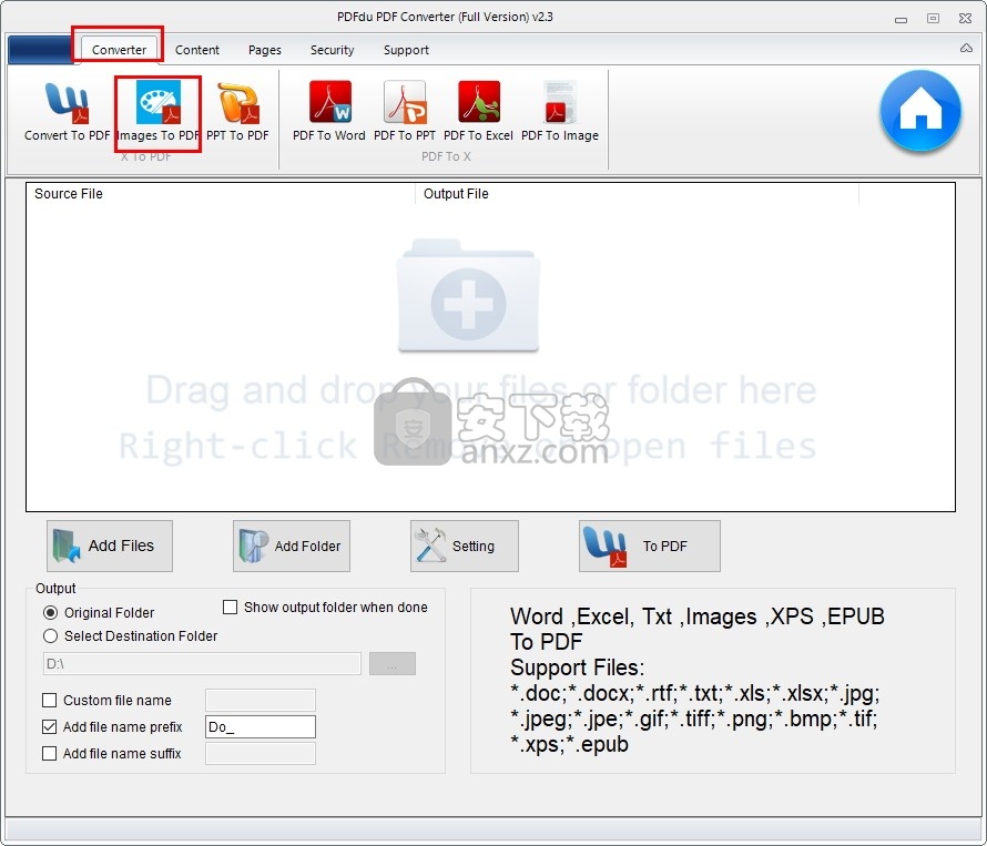 PDFdu PDF Converter(PDF格式转换器)