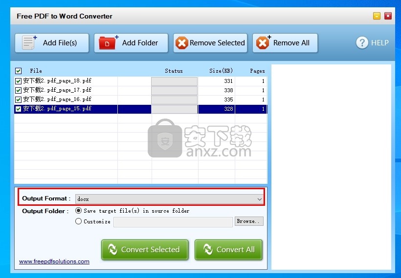 Free PDF to Word Converter(免费PDF转Word转换器)