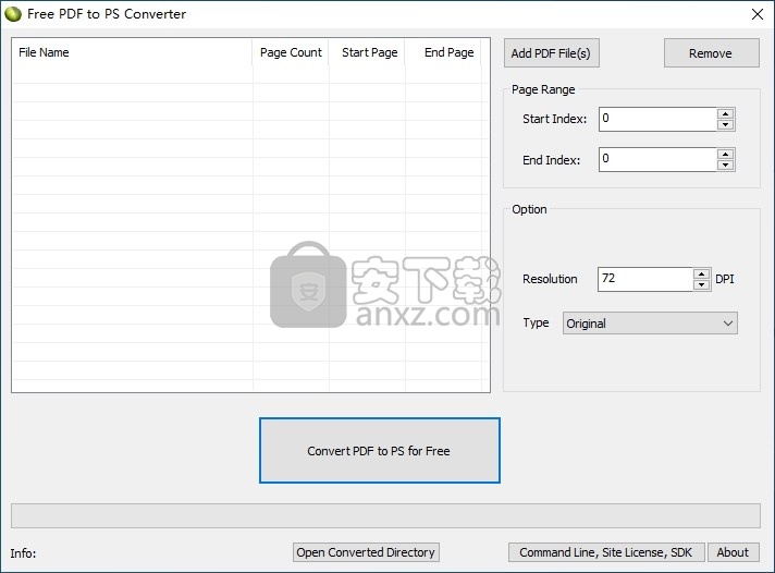 LotApps Free PDF to PS Converter(免费PDF转PS转换器)