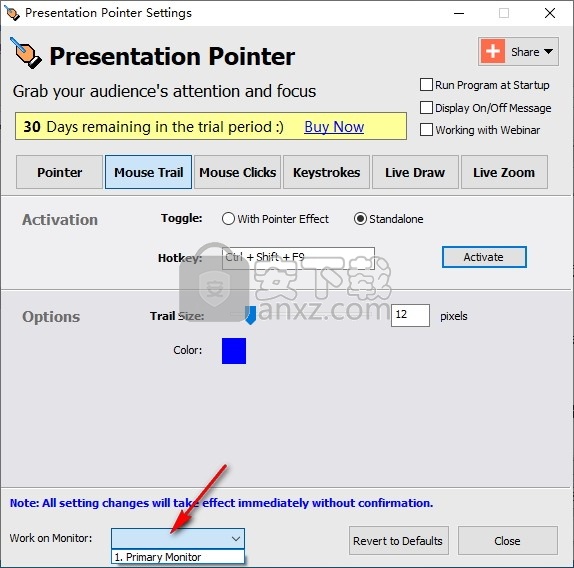 Presentation Pointer(鼠标演示软件)