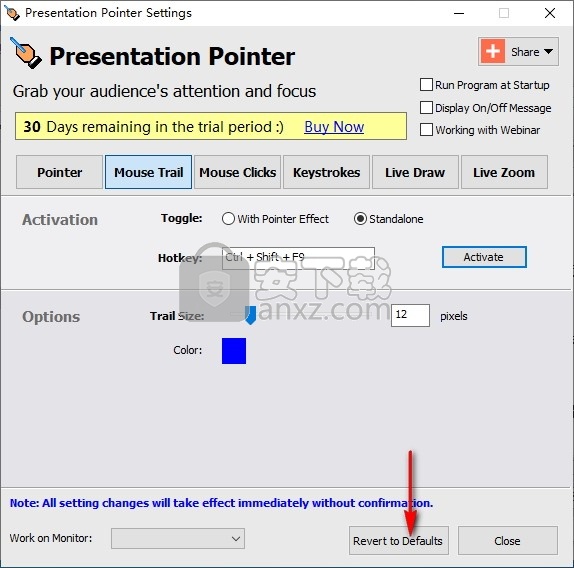 Presentation Pointer(鼠标演示软件)