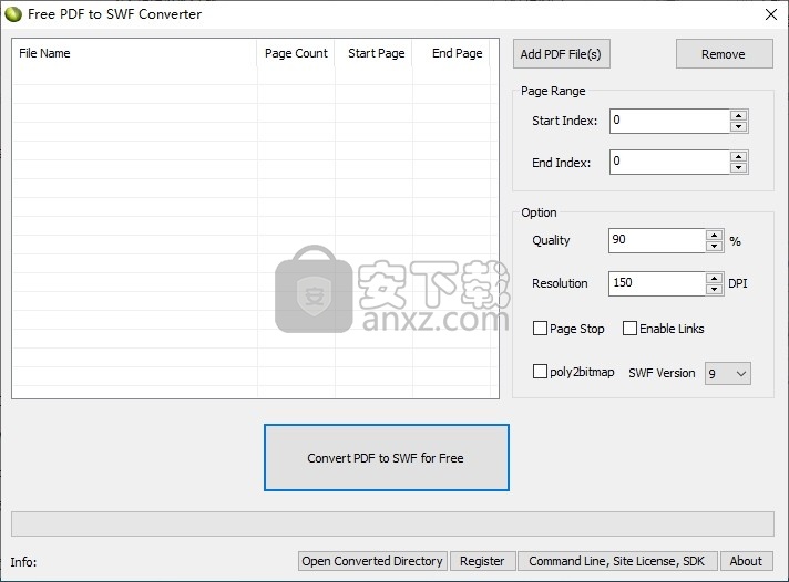 Free PDF to SWF Converter(免费PDF转SWF转换器)
