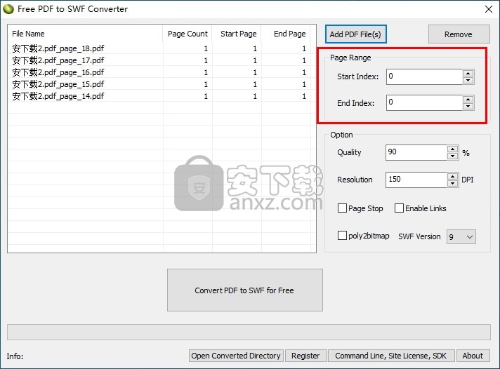 Free PDF to SWF Converter(免费PDF转SWF转换器)