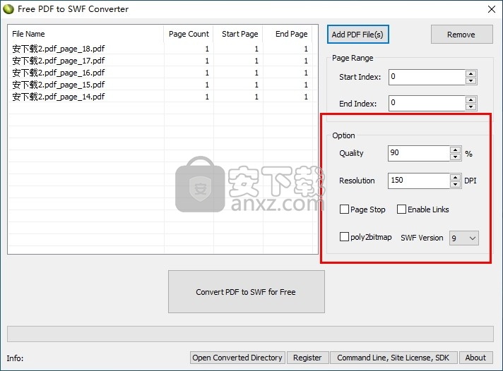 Free PDF to SWF Converter(免费PDF转SWF转换器)