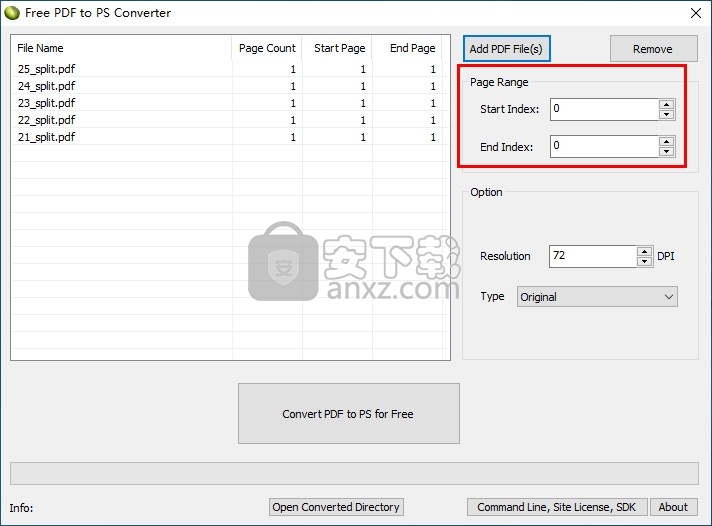 LotApps Free PDF to PS Converter(免费PDF转PS转换器)