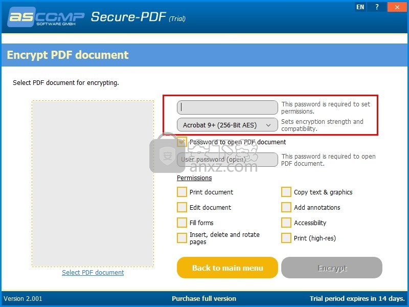 Secure-PDF(PDF加密工具)