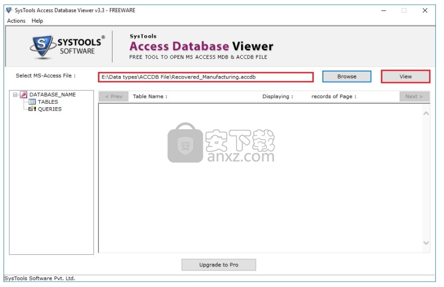SysTools Access Database Viewer(Access数据库文件查看器)