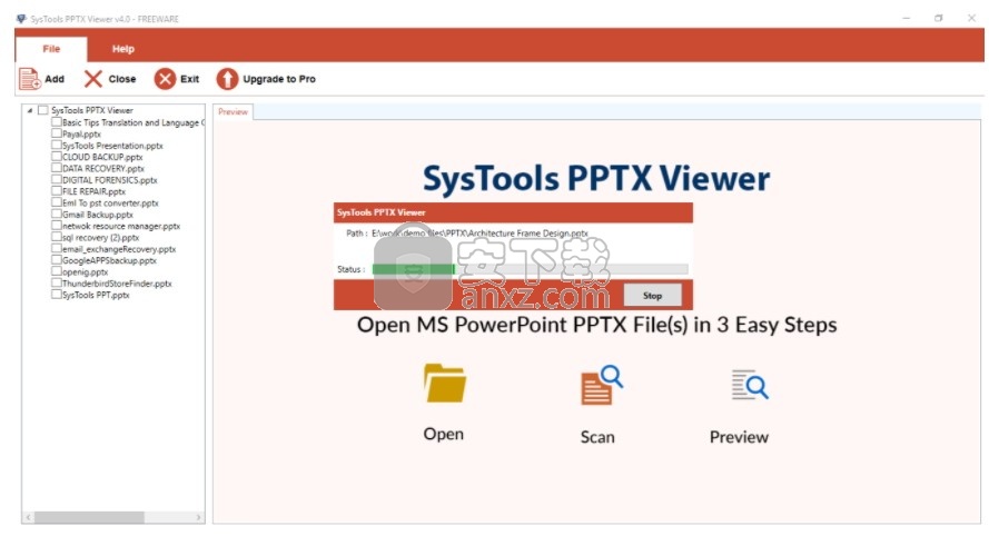 SysTools PPTX Viewer(PPTX文件查看器)