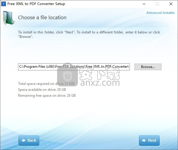 Free XML to PDF Converter(免费XML转PDF转换器)