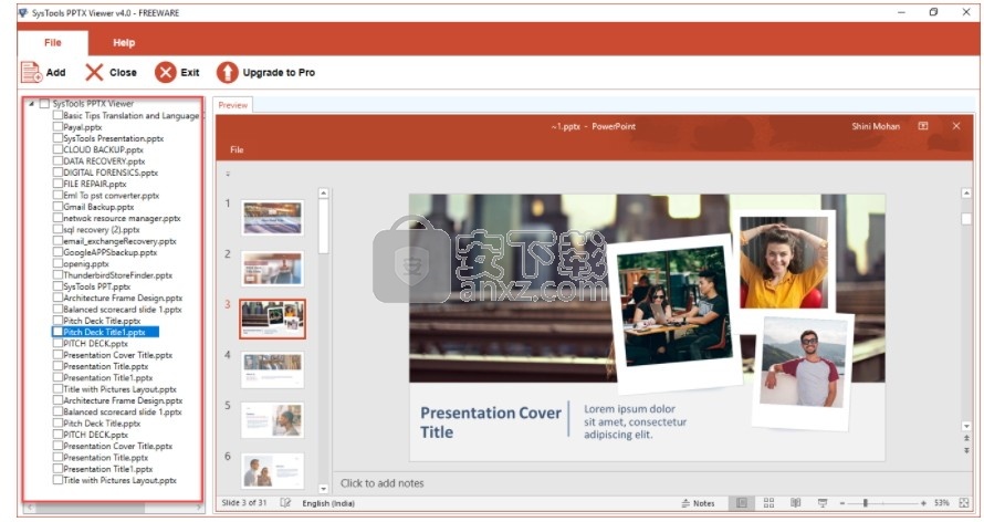 SysTools PPTX Viewer(PPTX文件查看器)