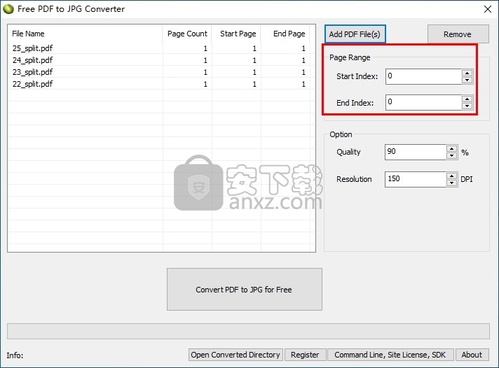 LotApps Free PDF To JPG Converter(免费PDF转JPG转换器)