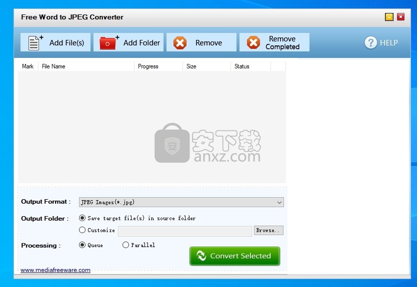 Free Word to JPEG Converter(免费Word转JPEG转换器)