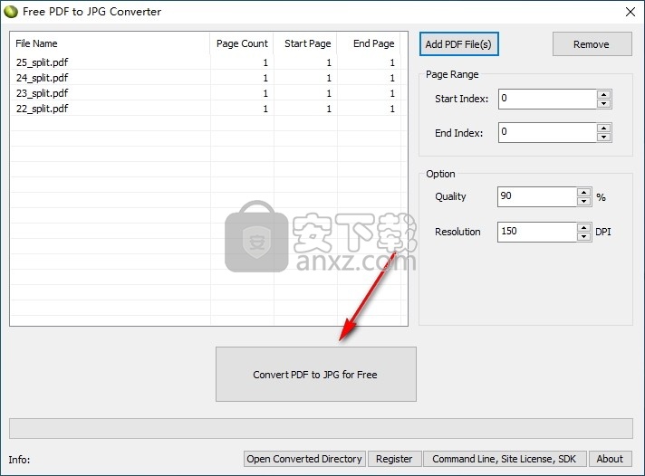 LotApps Free PDF To JPG Converter(免费PDF转JPG转换器)