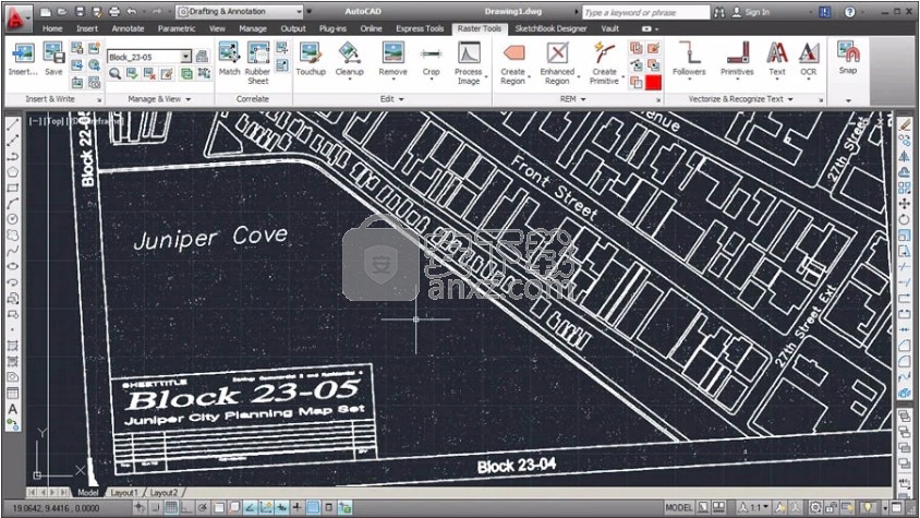 autocad raster design 2022补丁