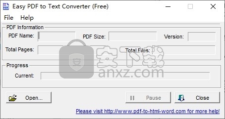 Easy PDF to Text Converter(免费PDF转TXT转换器)