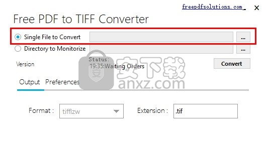 Free PDF to TIFF Converter(免费PDF转TIFF转换器)