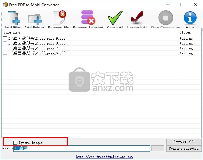 Free Pdf to Mobi Converter(免费PDF转MOBI转换器)