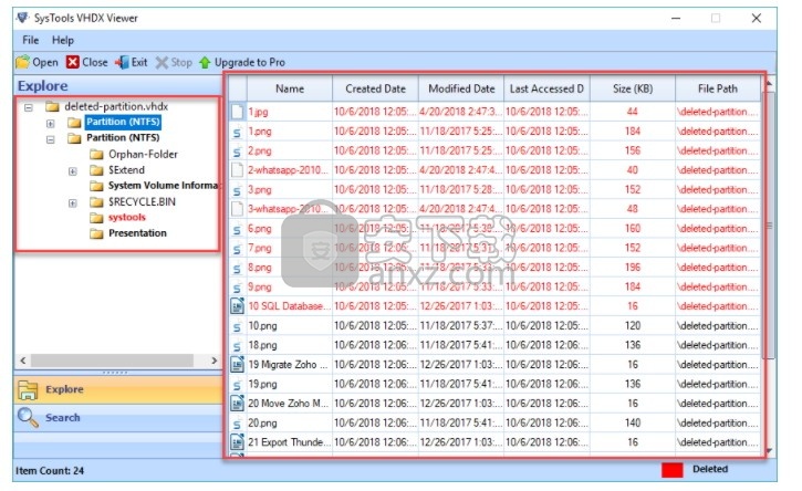 SysTools VHDX Viewer(VHDX文件查看器)