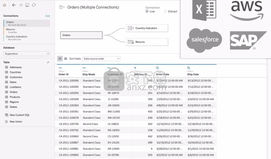 tableau desktop professional edition 2021.1中文 