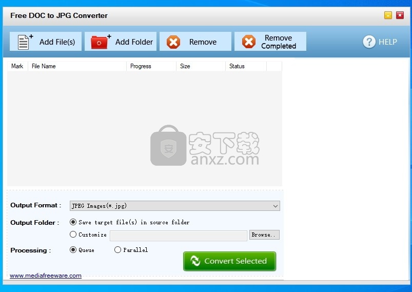 Free DOC to JPG Converter(免费DOC转JPG转换器)