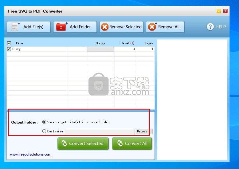 Free SVG to PDF Converter(免费SVG转PDF转换器)