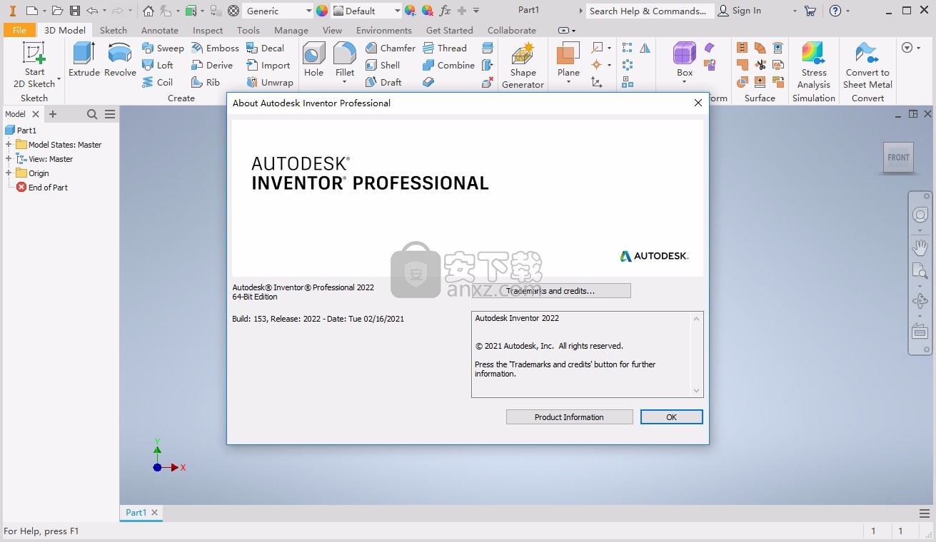 autodeskinventorprofessional2022破解版