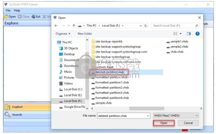 SysTools VHDX Viewer(VHDX文件查看器)