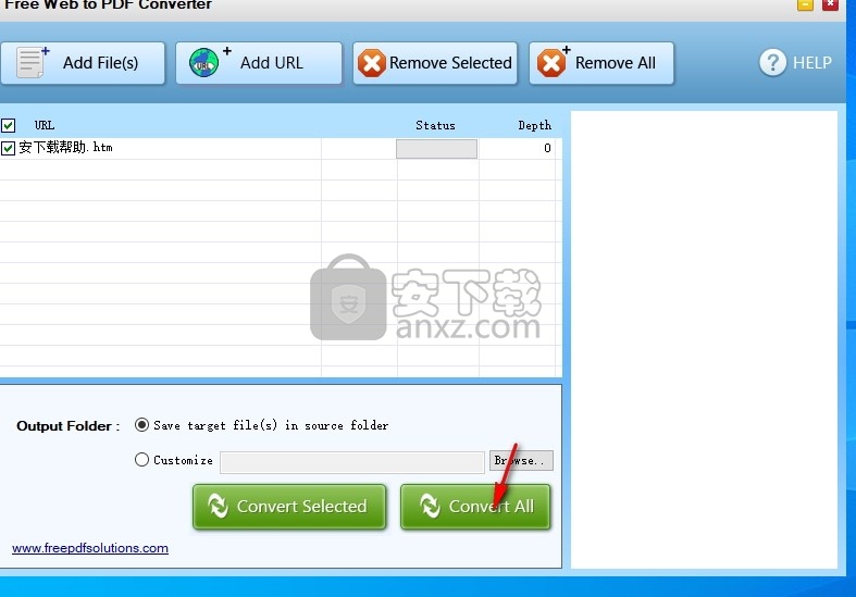 Free Web to PDF Converter(免费Web转PDF转换器)
