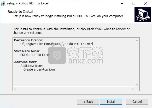 PDFdu PDF To Excel Converter(PDF转Excel转换器)