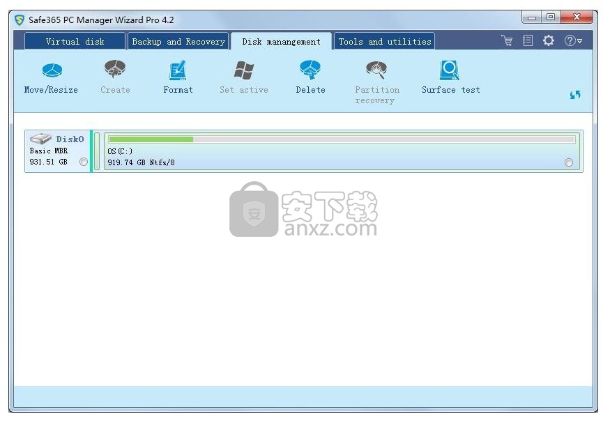 Safe365 PC Manager Wizard Pro(磁盘管理软件)