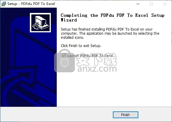 PDFdu PDF To Excel Converter(PDF转Excel转换器)