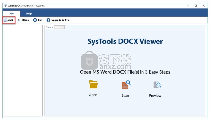 SysTools DOCX Viewer(DOCX文件查看器)