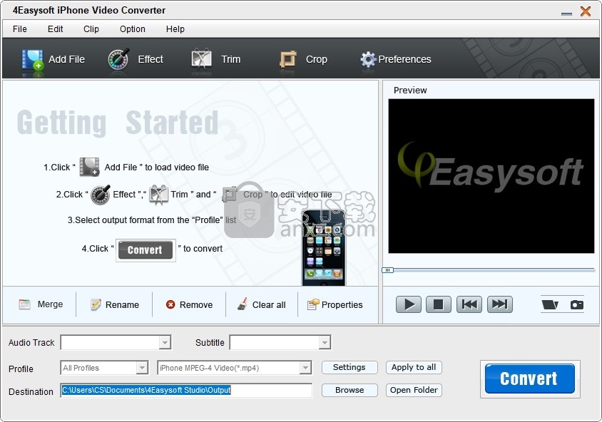 4Easysoft iPhone Video Converter(iPhone视频格式转换器)