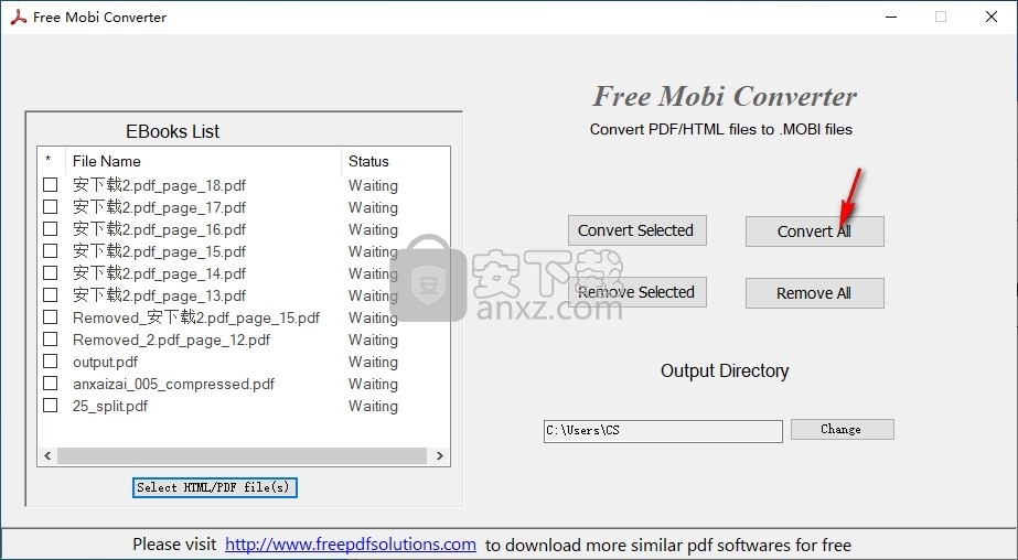 Free Mobi Converter(免费Mobi格式转换器)