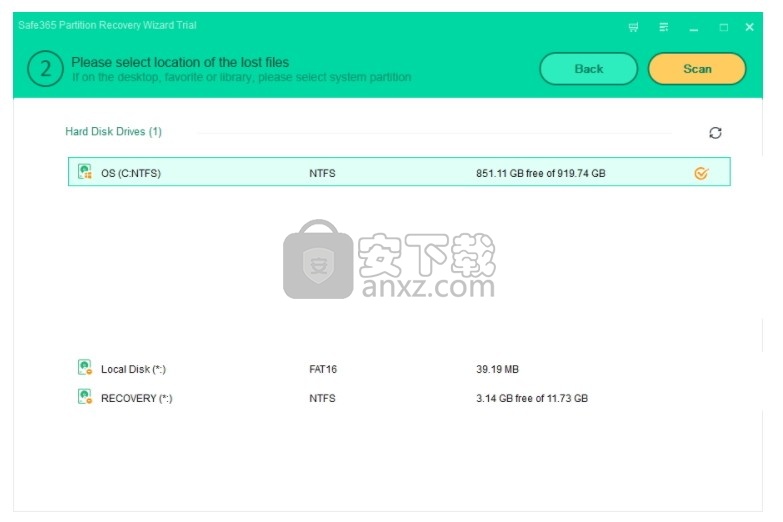 Safe365 Partition Recovery Wizard(分区数据恢复软件)