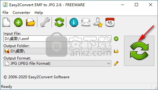 Easy2Convert EMF to JPG(EMF转JPG转换器)