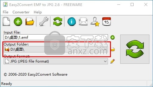 Easy2Convert EMF to JPG(EMF转JPG转换器)