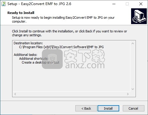 Easy2Convert EMF to JPG(EMF转JPG转换器)