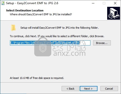 Easy2Convert EMF to JPG(EMF转JPG转换器)