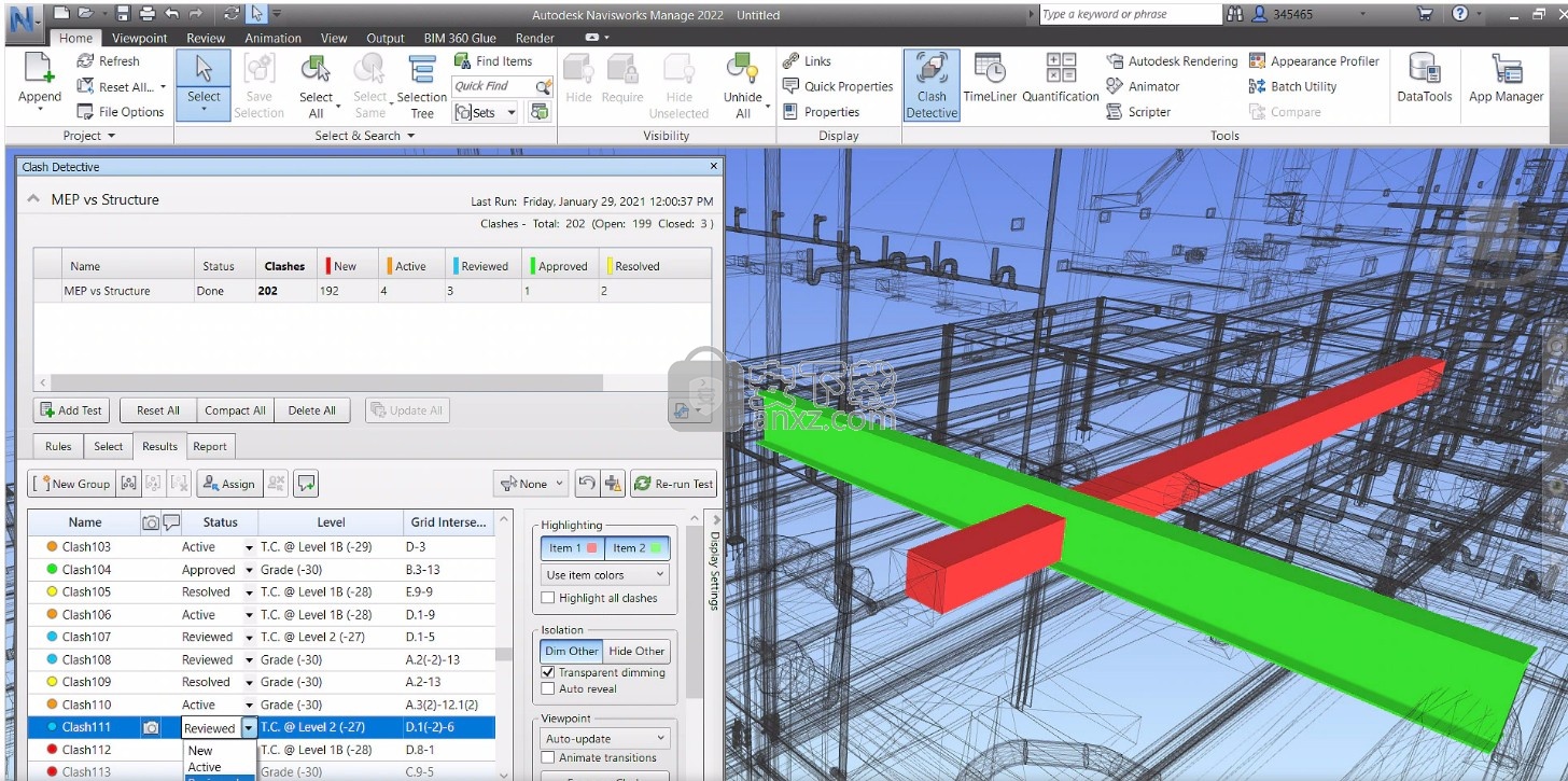 Autodesk Navisworks Manage 2022中文(项目审查)