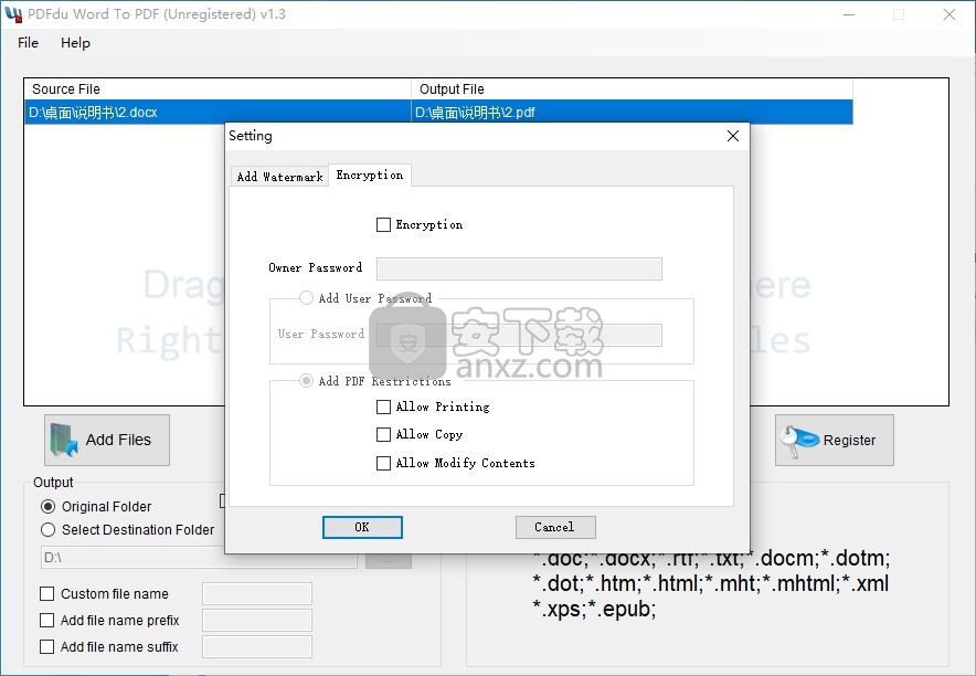 PDFdu Word To PDF Converter(免费Word转PDF转换器)