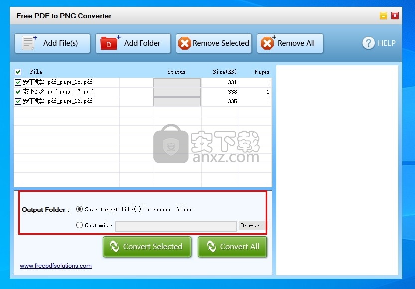 Free PDF to PNG Converter(免费PDF转PNG转换器)