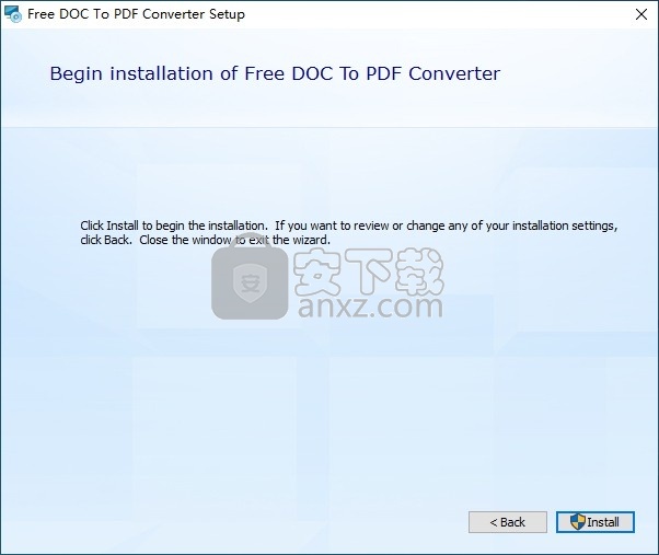 Free DOC To PDF Converter(免费DOC转PDF转换器)