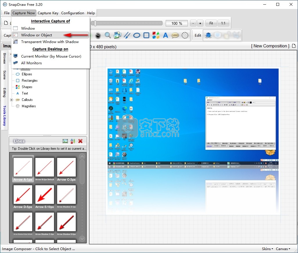 SnapDraw Free(免费桌面截图工具)