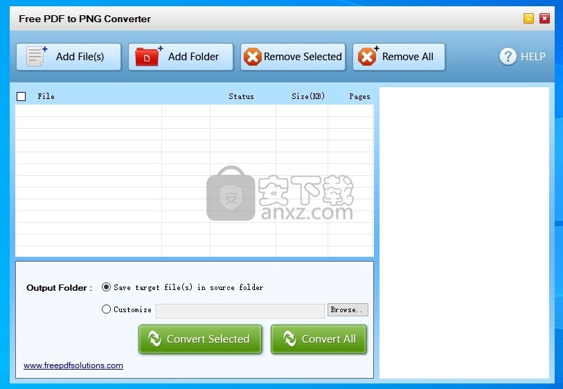Free PDF to PNG Converter(免费PDF转PNG转换器)