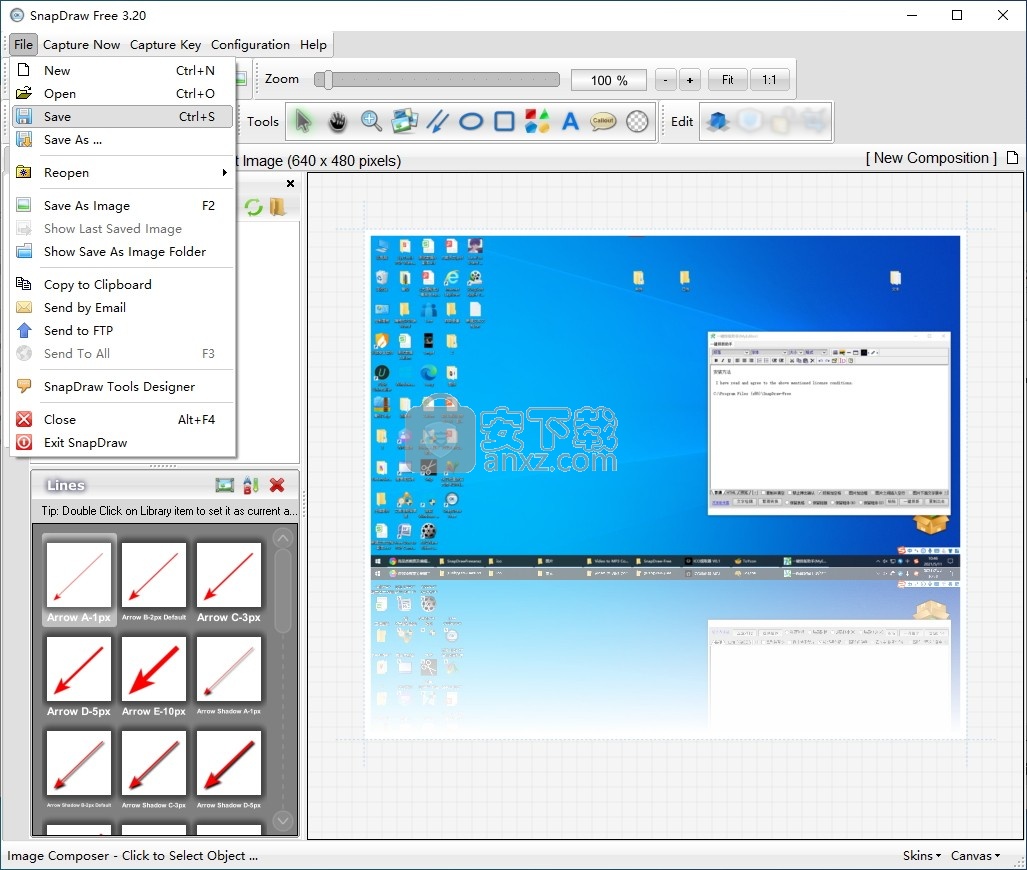SnapDraw Free(免费桌面截图工具)